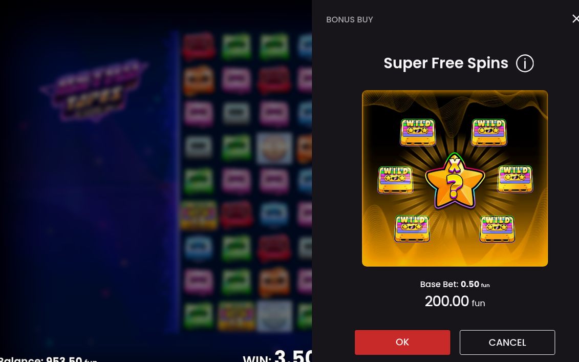 Bonus screen of the Top Charts Feature